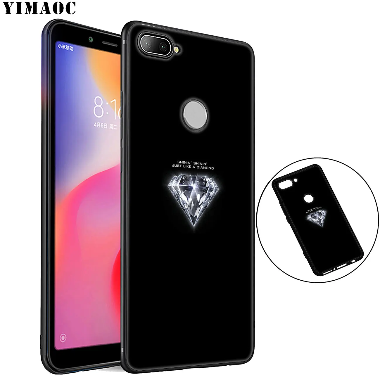 Мягкий силиконовый чехол YIMAOC EXO 5 для Xiaomi Redmi K30 K20 Note 8 8T 7 6 Pro Mi|Бамперы| |