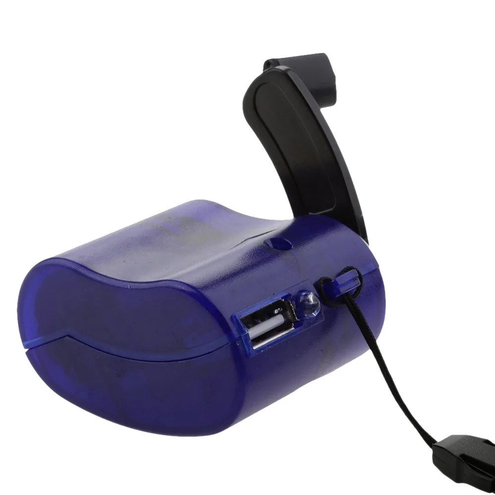 USB الهاتف الطوارئ شاحن للتخييم التنزه الرياضة في الهواء الطلق كرنك اليد السفر شاحن SOS معدات التخييم بقاء أدوات