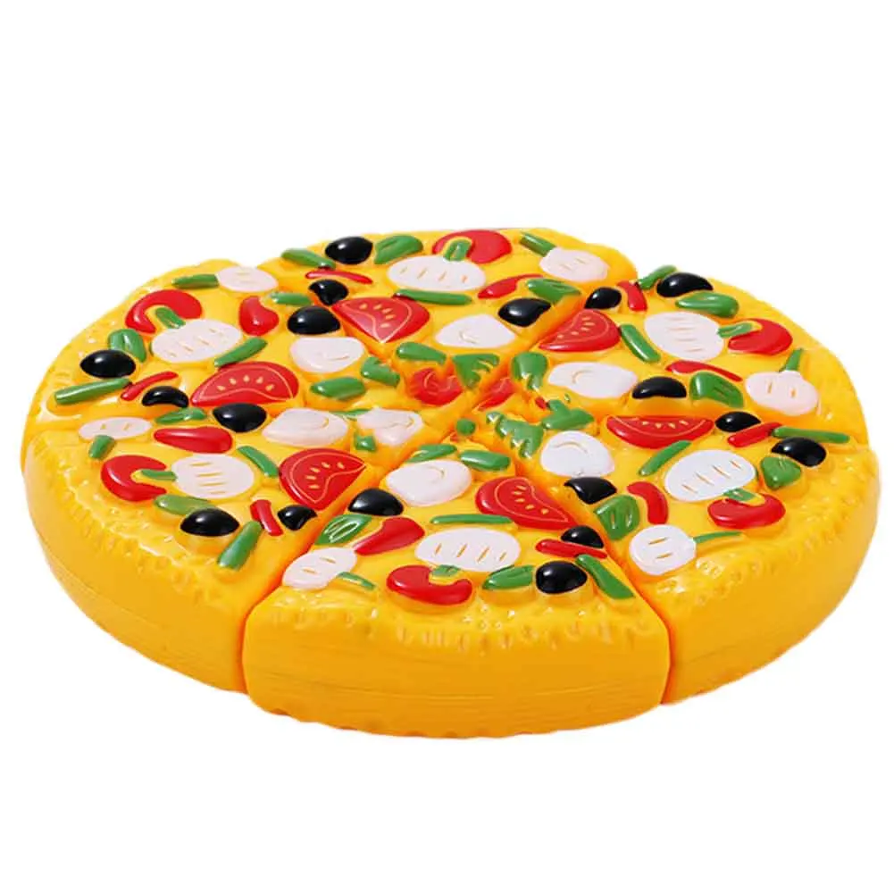 Artificial Pizza Slices Simulation Toy Children Dinner Kitchen Pretend