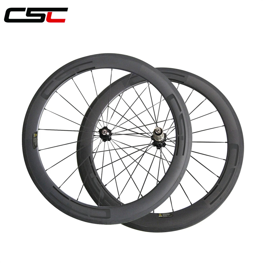 Perfect CSC SAT 23mm Width 60mm clincher carbon wheels road bike wheelset Tubeless ready with novatec hub + sapim cx ray or pillar 1420 2 Perfect CSC SAT 23mm Width 60mm clincher carbon wheels road bike wheelset Tubeless ready with novatec hub + sapim cx ray or pillar 1420 2