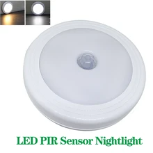 BSOD светодиодный PIR ночной Светильник датчик движения Активированный автоматический вкл. Выкл. Датчик и светильник-контроллер 3 шт. сухой Bayyeries ABS Магнитный