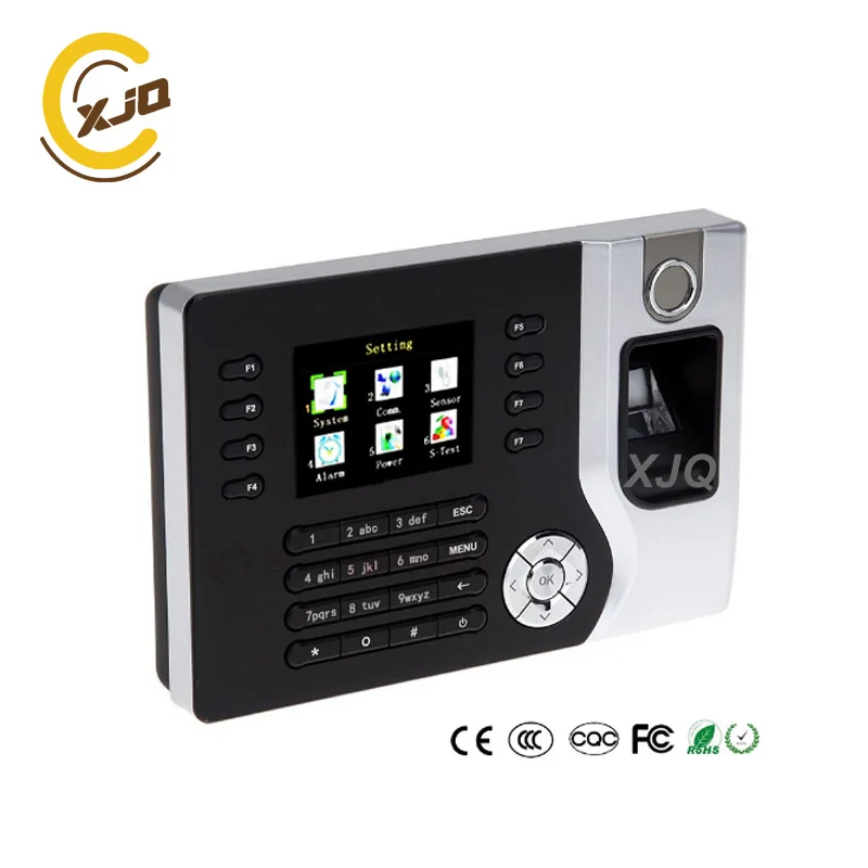 XJQ Realand A-C071 TCP/IP Biometric Fingerprint Time Clock Recorder Attendance Employee Electronic Punch Card Attendance Machine