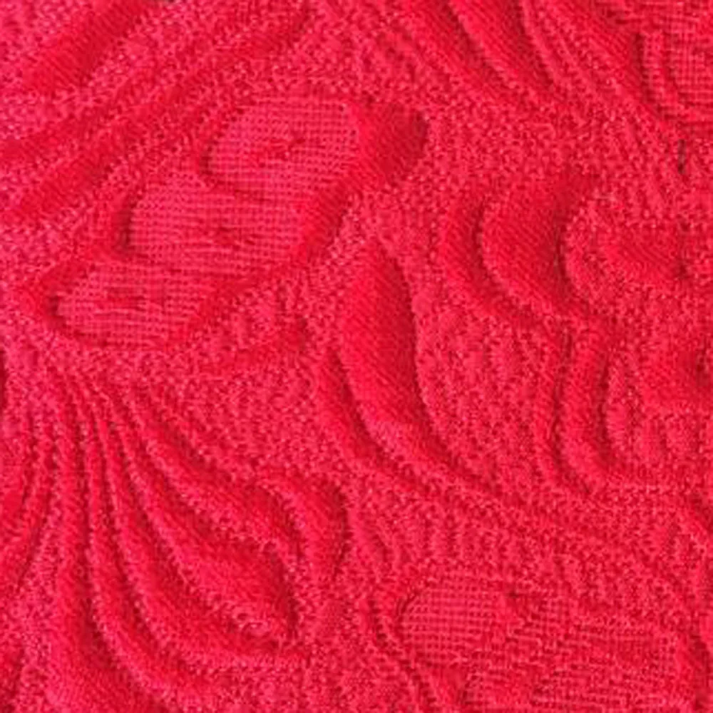 paisley red fabric