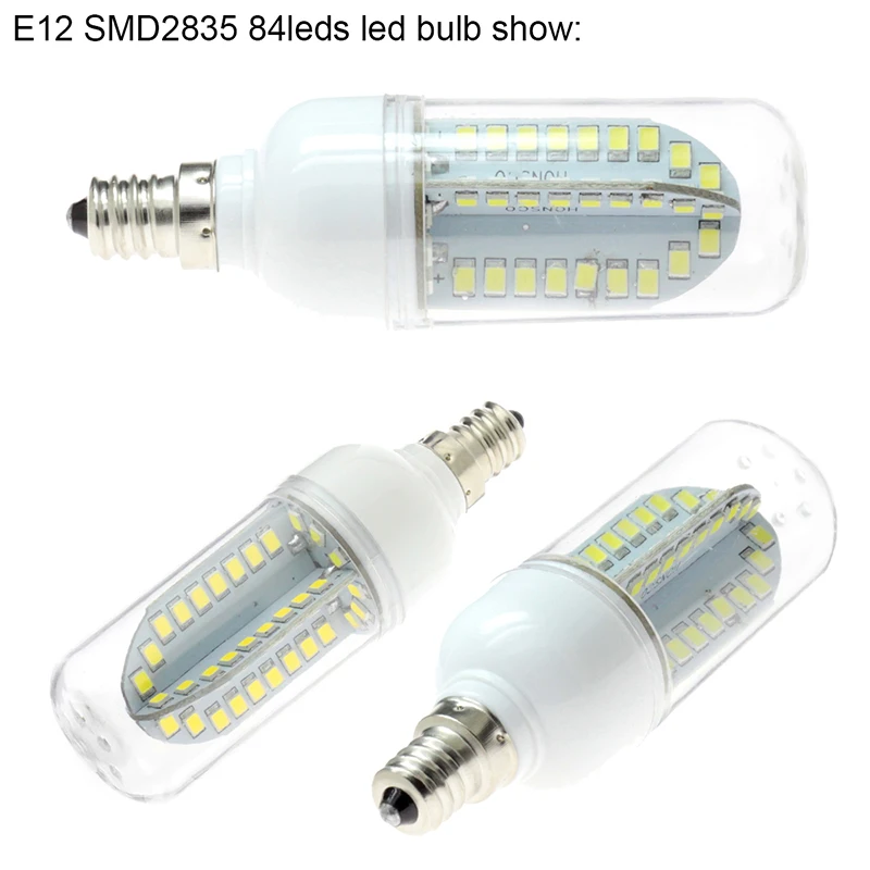 E12 SMD2835 84led led bulb show