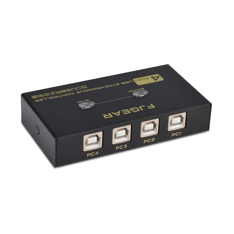  4 ports KVM switch USB synchronizer 4 ports synchronous controller a set of keyboard/mouse control 