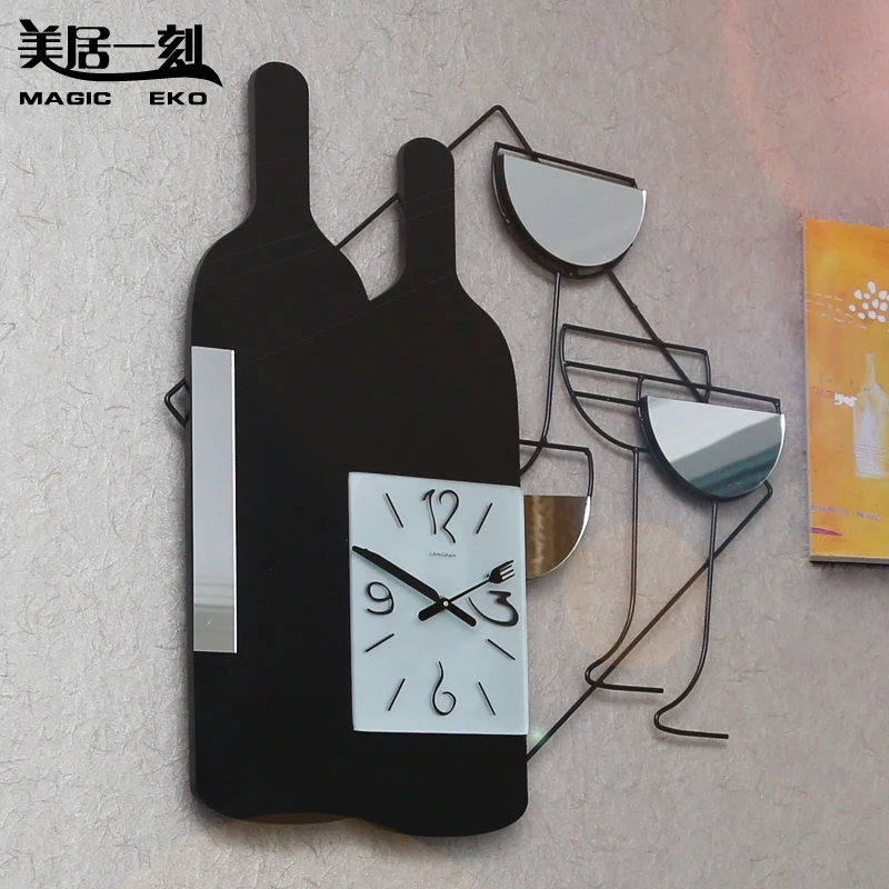 wall clock personalized decoration clock wood mute wall clock electronic quartz font b watches b font