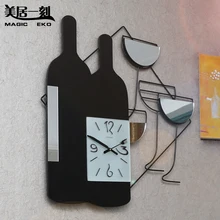 wall clock personalized decoration clock wood mute wall clock electronic quartz watches and clocks