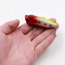 Free shipping 5PCS Artificial 5color Hard Minnow Crank lures fishing bait with 3D Eyes Wobbler Swim fish Tackle tools accessory