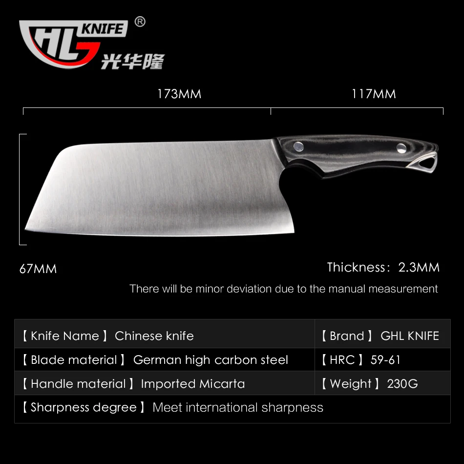 Chinese knife chef kitchen knife sharp meat fish knives cuchillos de cocina