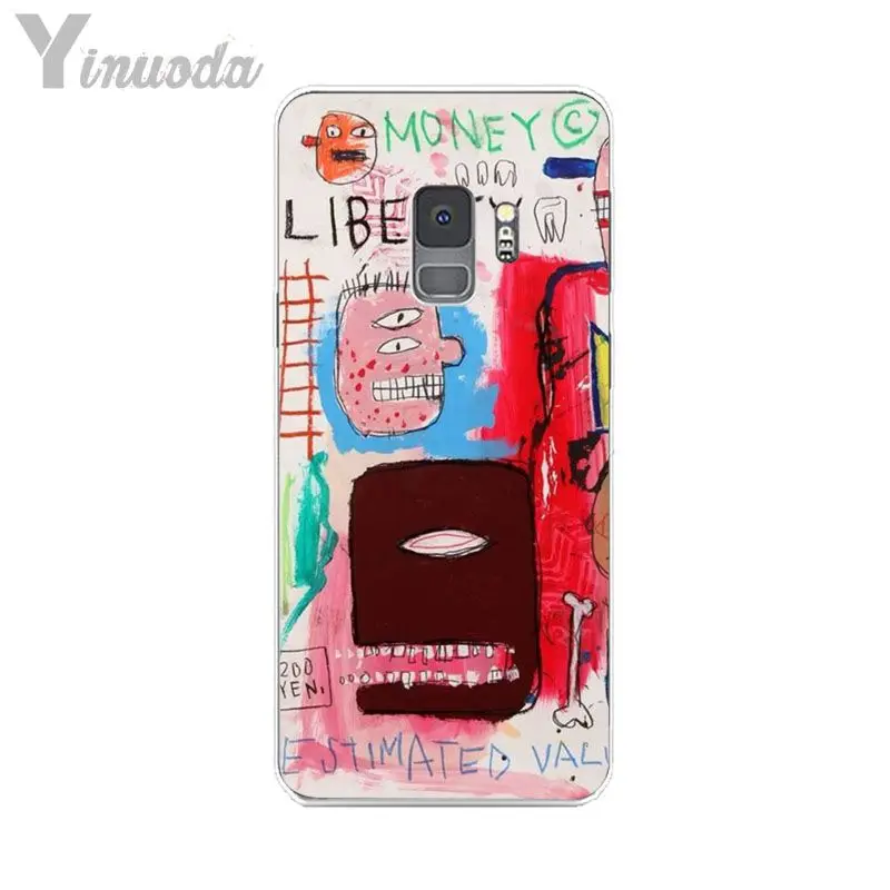 Yinuoda Jean Michel Basquiat художественный чехол для Samsung S5 S6 edge S6edge Plus S7 S8 S9 Plus|Чехлы-накладки|