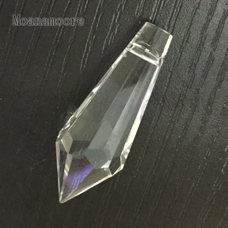 

5pcs/pack 37mm Glass Crystal Icicle Drops Chandelier Hanging Pendant Light Lamp Part Drops DIY Accessories