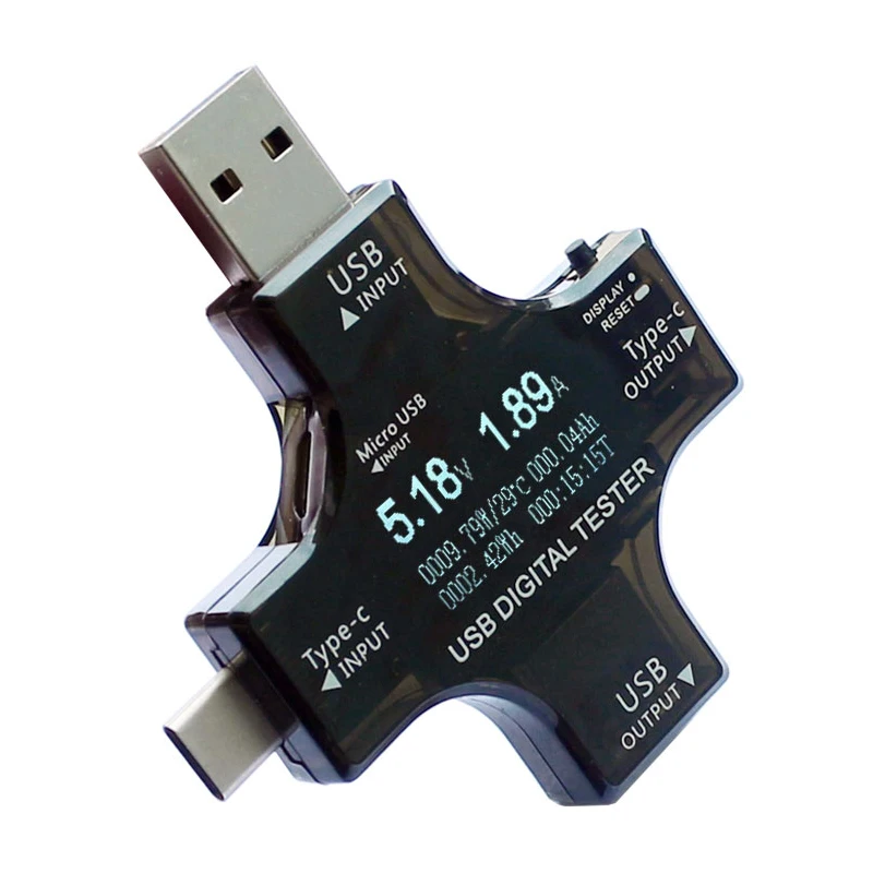 STOD usb type C PD тестер напряжения постоянного тока до 30 в ток 5A OTG Быстрая зарядка 3 0