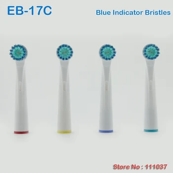 

EB-17C Blue Indicator Bristles Toothbrush Heads 400pcs/Lot Free Shipping
