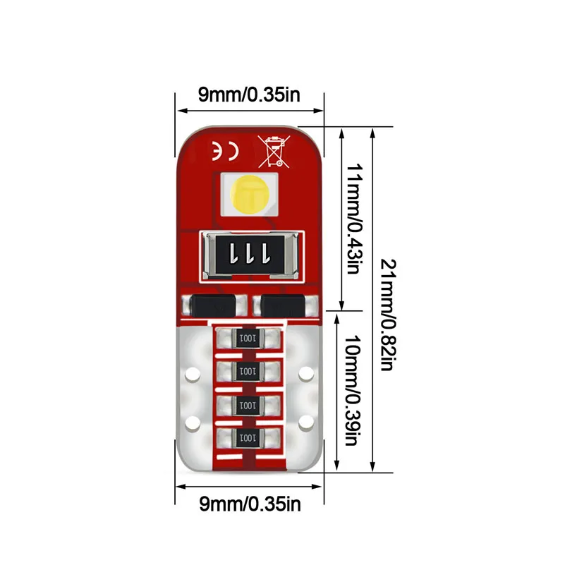T10 led red (2)