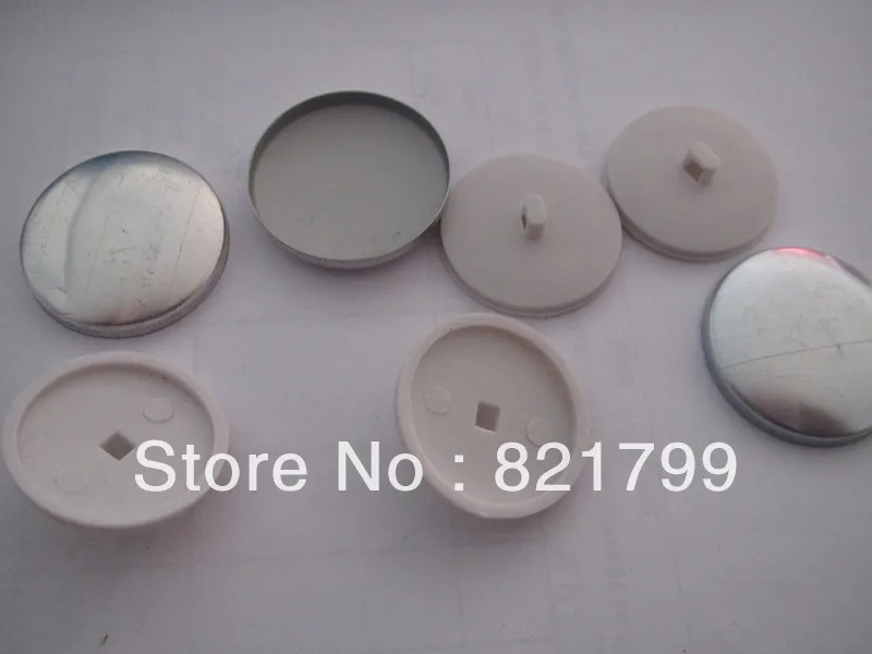 

DIY 24L cloth button fabric cover button cloth button white back plastic shank