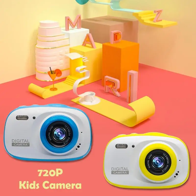 2 дюйма Детская Цифровая камера Bluetooth 720 P IP68 Водонепроницаемый 6X цифровой зум-камера Портативный развивающая игрушка, подарок на день рождения, подарок