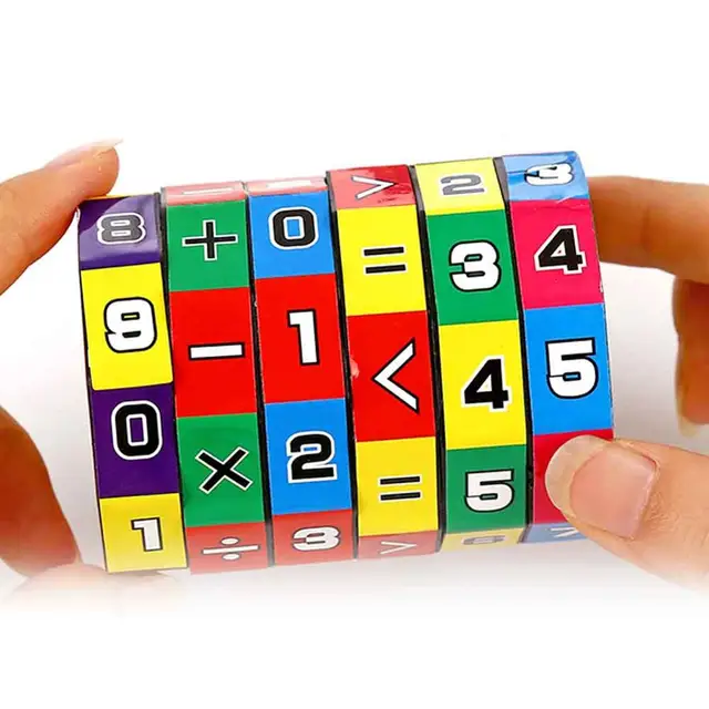 Magic Cube Toy Gifts Teaching Kids Learning Mathematics Numbers 1