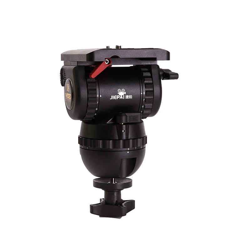 V18 Professional Tripod Fluid Drag Head 100mm bowl Load 18KG for RED