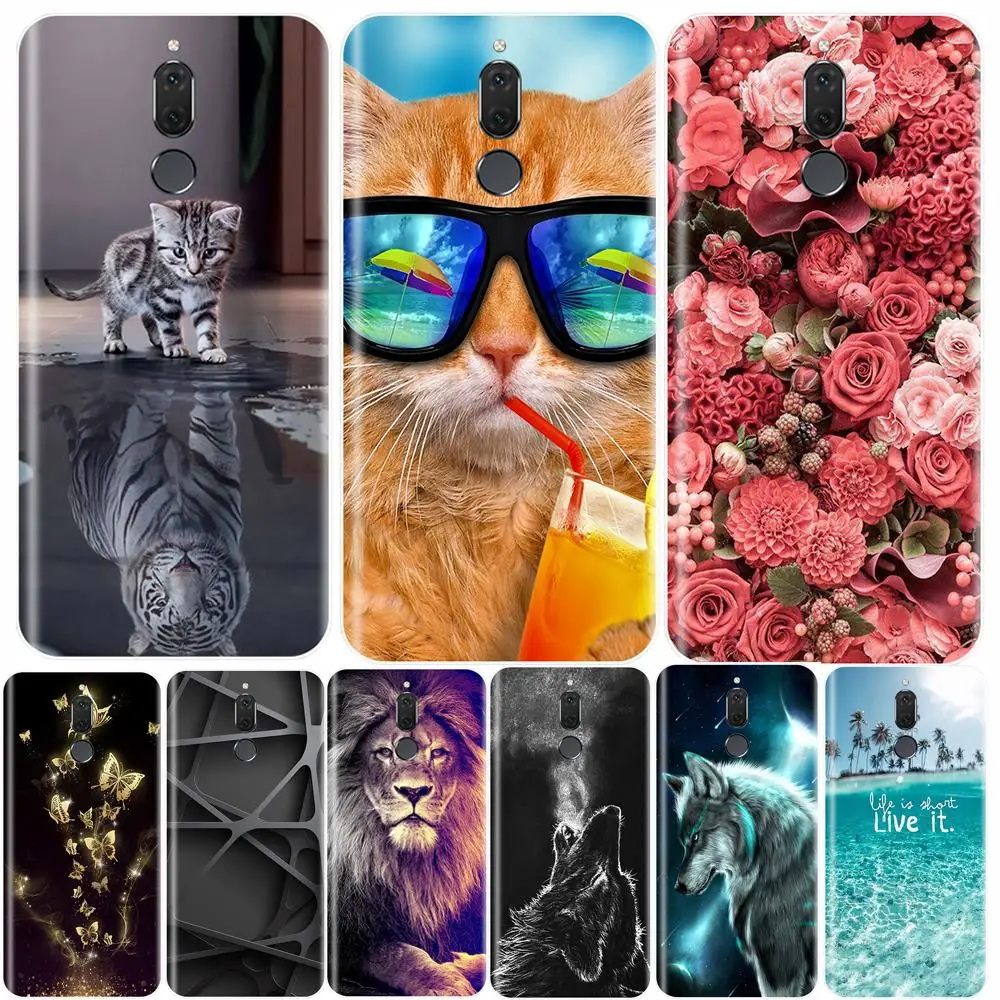 

Phone Case For Huawei Mate 7 8 9 Lite Pro Soft Silicone TPU Ultra Thin Cool Painted Back Cover For Huawei Mate 10 Lite Case