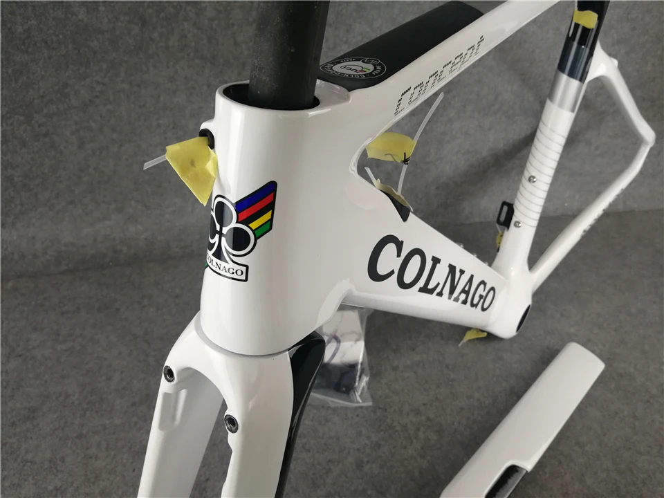 Flash Deal Colnago Carbon Road Frame White Concept Bike Frameset carbon road Road racing bicycle frame 1 Flash Deal Colnago Carbon Road Frame White Concept Bike Frameset carbon road Road racing bicycle frame 1