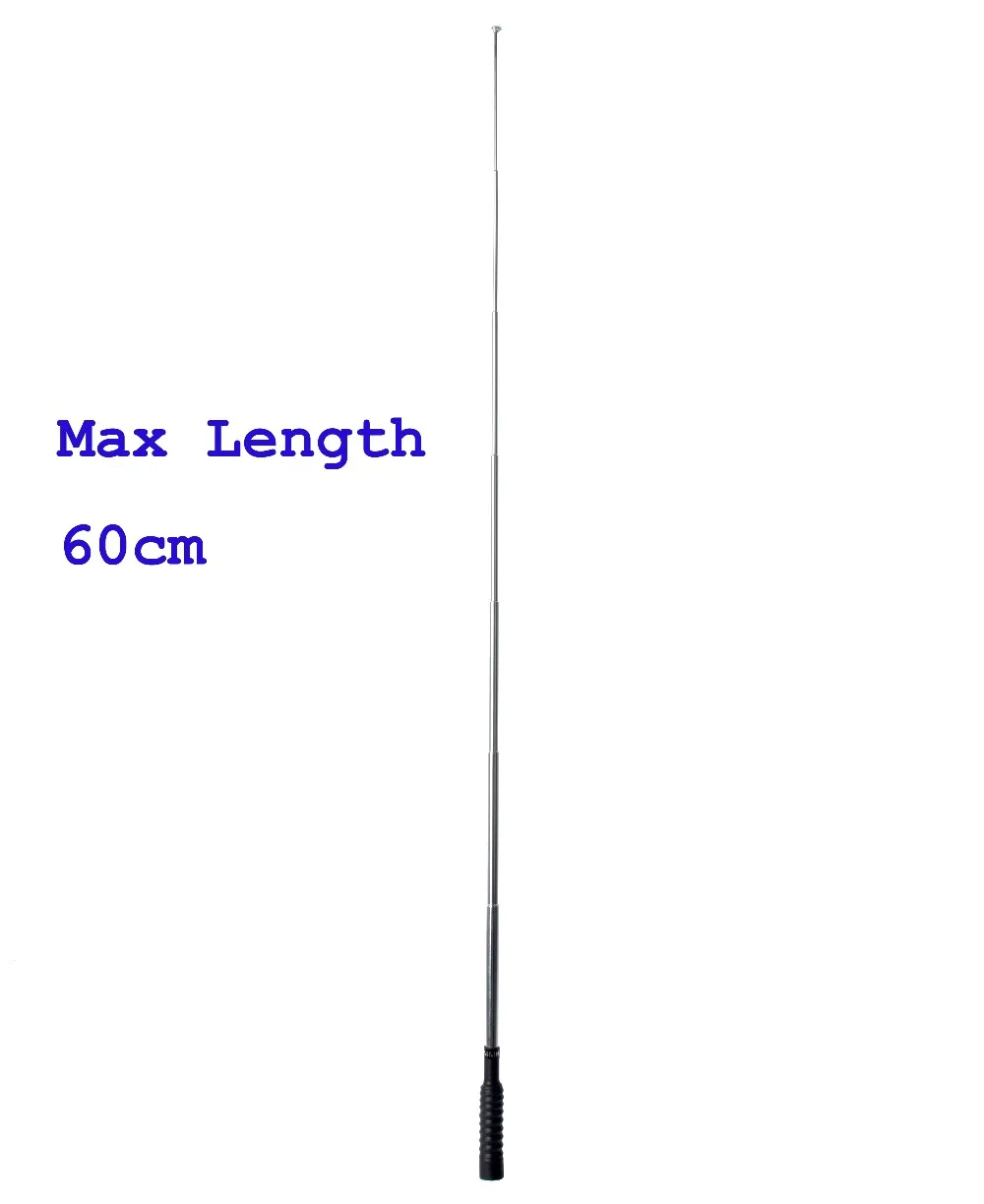 SMA-Male VHF 136-174MHz Telescopic Antenna for VX-1R VX-2R VX-3R VX-150 FT-60R (4)