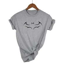 Летняя футболка с суперменом из серии "Бэтмен" Женская модная брендовая облегающая футболка горячая Распродажа футболка с коротким рукавом и круглым вырезом