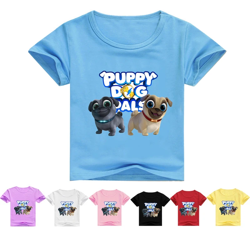 Summer Kids Boys Girls T Shirt Cotton Tops Cartoon Tees Puppy Pug Pals T Shirt Children Clothing For 2 4 6 8 10 12 14 Years T Shirts Aliexpress - pug tshirt roblox