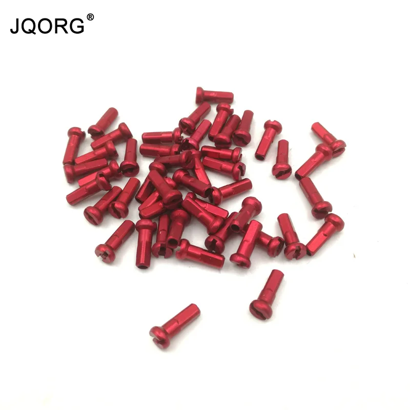 

14G MTB Spoke Nipples Aluminum Alloy Material 5 Colors Spoke Hats Ultra Light Mountain Bike Spoke Nipples 32 Pieces A Lot