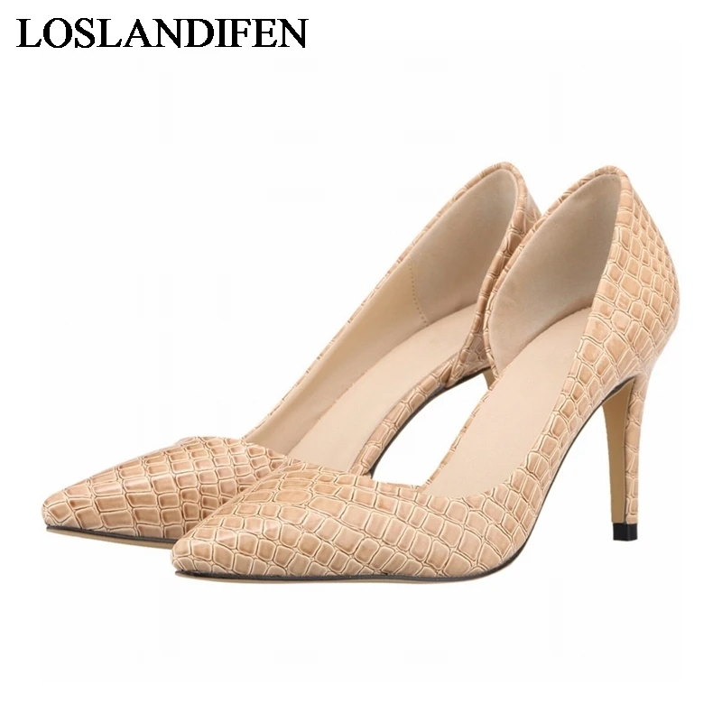 New 2020 Factory Selling Shoe Women Pointed Toe High Heel Pumps Lady Single Ol Work Career Spring Autumn Shoes NLK-A0056 | Обувь