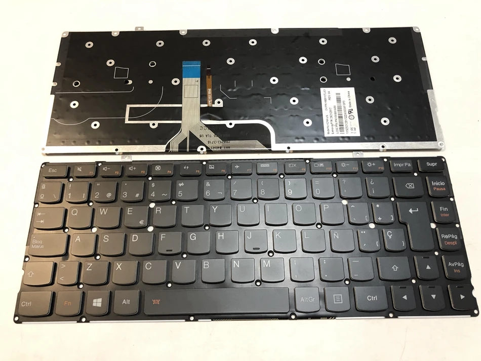 Американская испанская клавиатура с подсветкой для ноутбука Lenovo Yoga 2 Pro 13 Yoga2 Pro13 PN