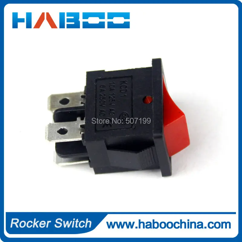 Выключатель для электроники лодки 4 контакта 2 положения mini switch10A125V6A250V 100 шт./лот|lot