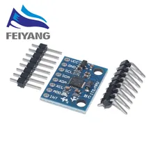 1PCSGY-521 MPU-6050 MPU6050 три 3 тройной оси аналоговые датчики гироскопа Акселерометр Модуль 3 в 5 В DC IIC IEC интерфейс