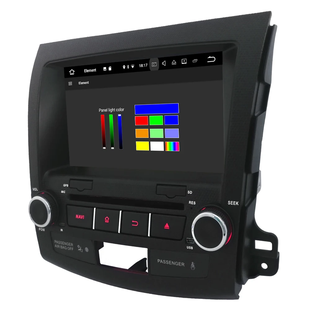 Discount KLYDE 8" Octa Core 4GB RAM Android 8.0 7.1 BT Car DVD Player Radio For Mitsubishi Outlander 2006 2007 2008 2009 2010 2011 2012 2
