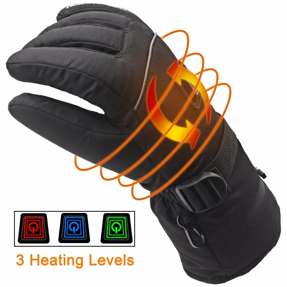 SVPRO 7.4V Battery Heated Cycling Gloves Christmas Gift Waterproof