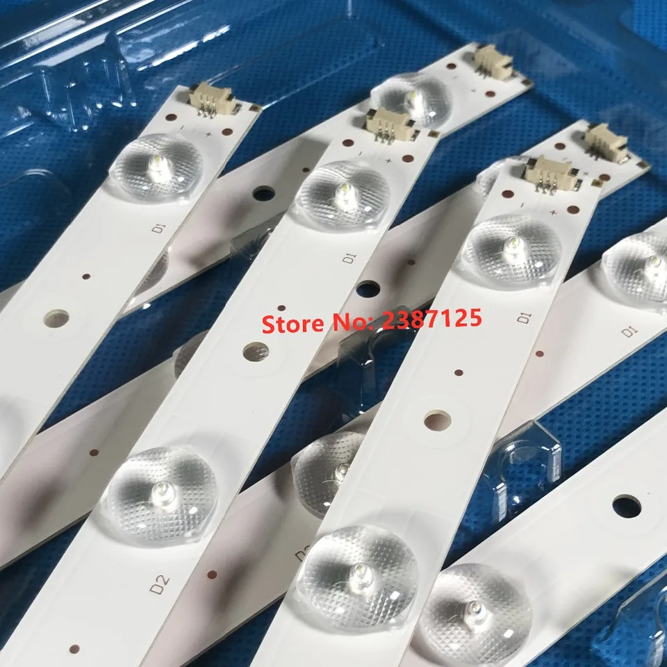 9pcs Led Strip Led315d10-07(b) 30331510219 For Le32b310g