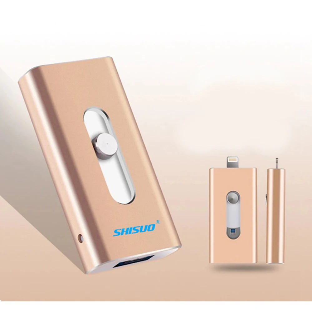 USB Flash Drive 3 in 1 OTG USB 2 0 Flash Drive 32GB for iPhone 6 2