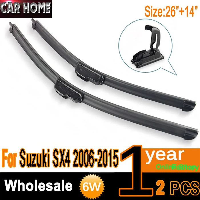 CarHome Front Window Windshield Windscreen wiper blades For Suzuki SX4