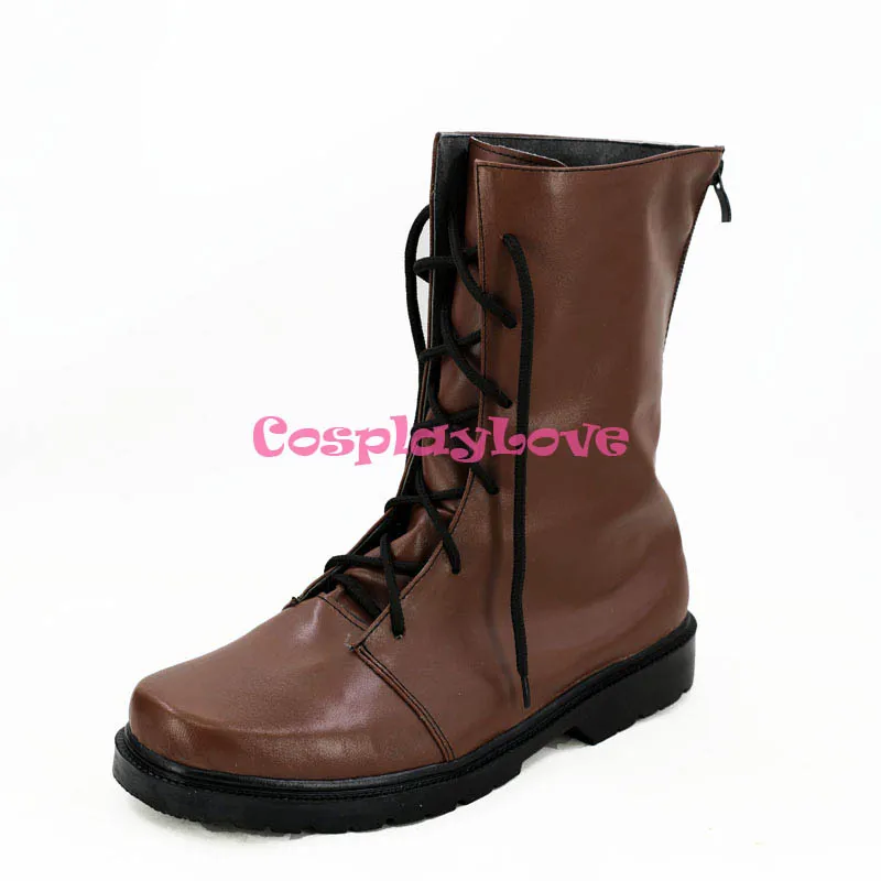 Touhou Project Kirisame Marisa Brown Cosplay Shoes Boots Newest Custom Made For Hallowee Christmas CosplayLove (4)