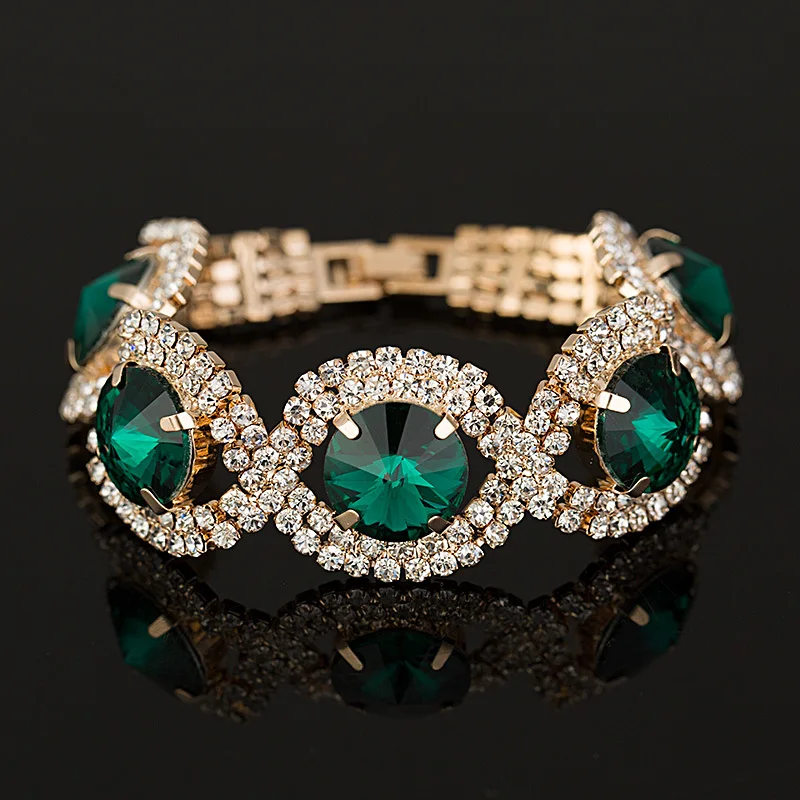Женские Роскошные браслеты YFJEWE модные стразы свадебные подарки 2018|bracelet fashion|bracelet