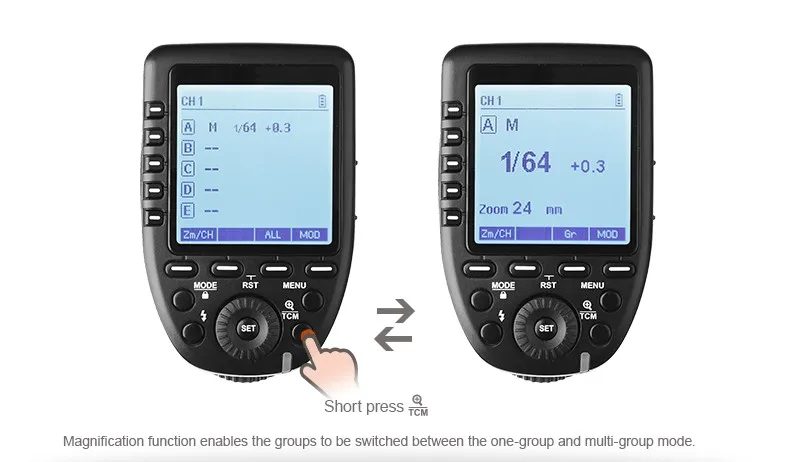 

Godox Xpro-F 2.4G Wireless High Speed Sync 1/8000s X system Flash Trigger for Fujifilm For Fuji Cameras