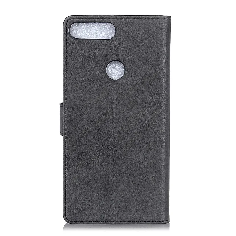 For Funda Huawei Y7 Prime 2018 Case Plain Leather Case Business Cover For Huawei Y7Prime 2018 Case Wallet Flip Stand Phone Cases (2)