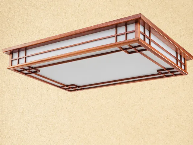 Rectangle 100x70cm Asian Chinese Anese Style Ceiling Lamp Led Rectangle 100x70cm Asian Chinese Anese Style Ceiling Lamp Led Wood Light Bedroom Living