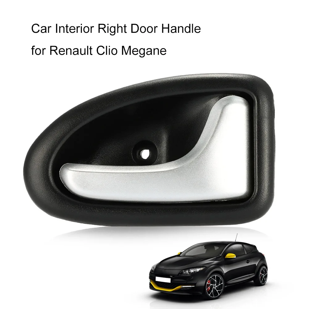 

ABS Chrome Plated Right Car Interior Door Handle Car Knob Hand Grip for Renault for Clio for Megane Car Interior Accessories