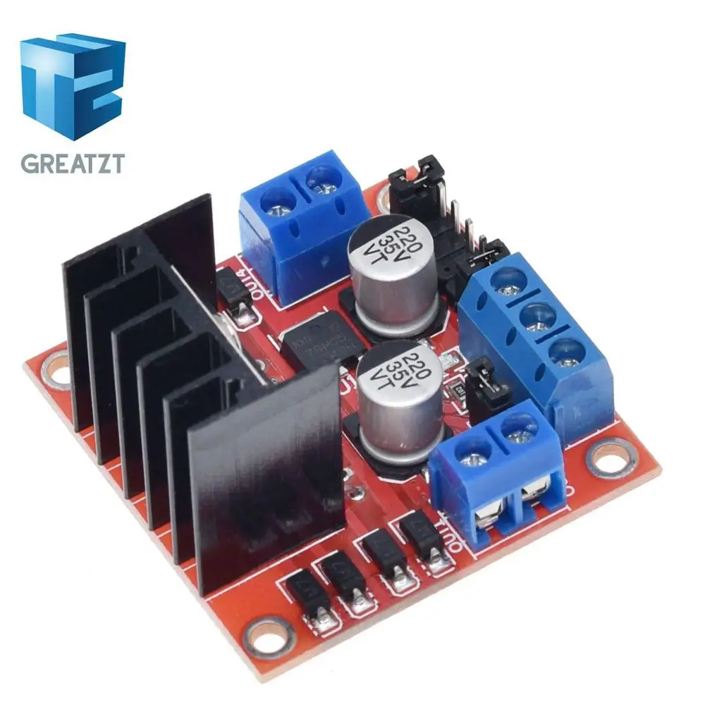 1PCS Special promotions 1pcs/lot L298N motor driver board module L298 for arduino stepper smart car robot|l298n driver|module l298nmodules cars |