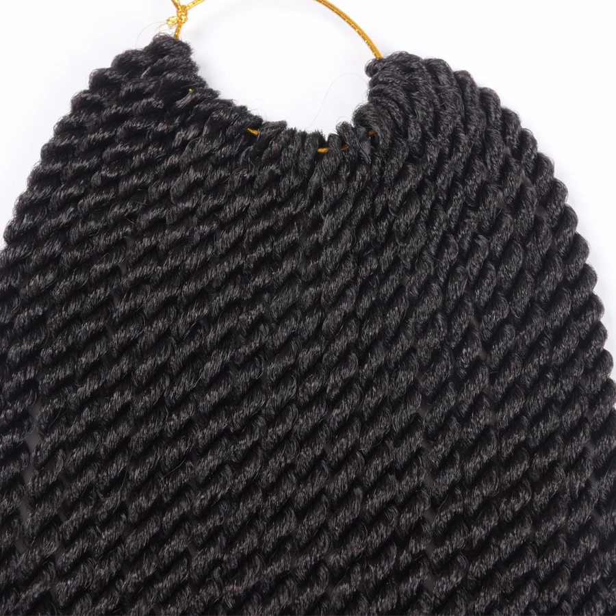 TOMO 14" 18" 22" 22 Roots Synthetic Senegalese Twist Hair Crochet Braids Crochet Hair Extensions Ombre Red Braiding 5