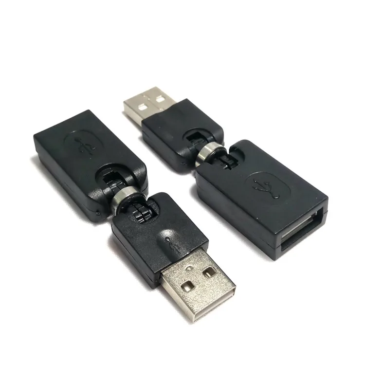 1 шт. USB мужчин и женщин 90 180 360 Поворотный адаптер HDTV-DVI твист удлинитель адаптер