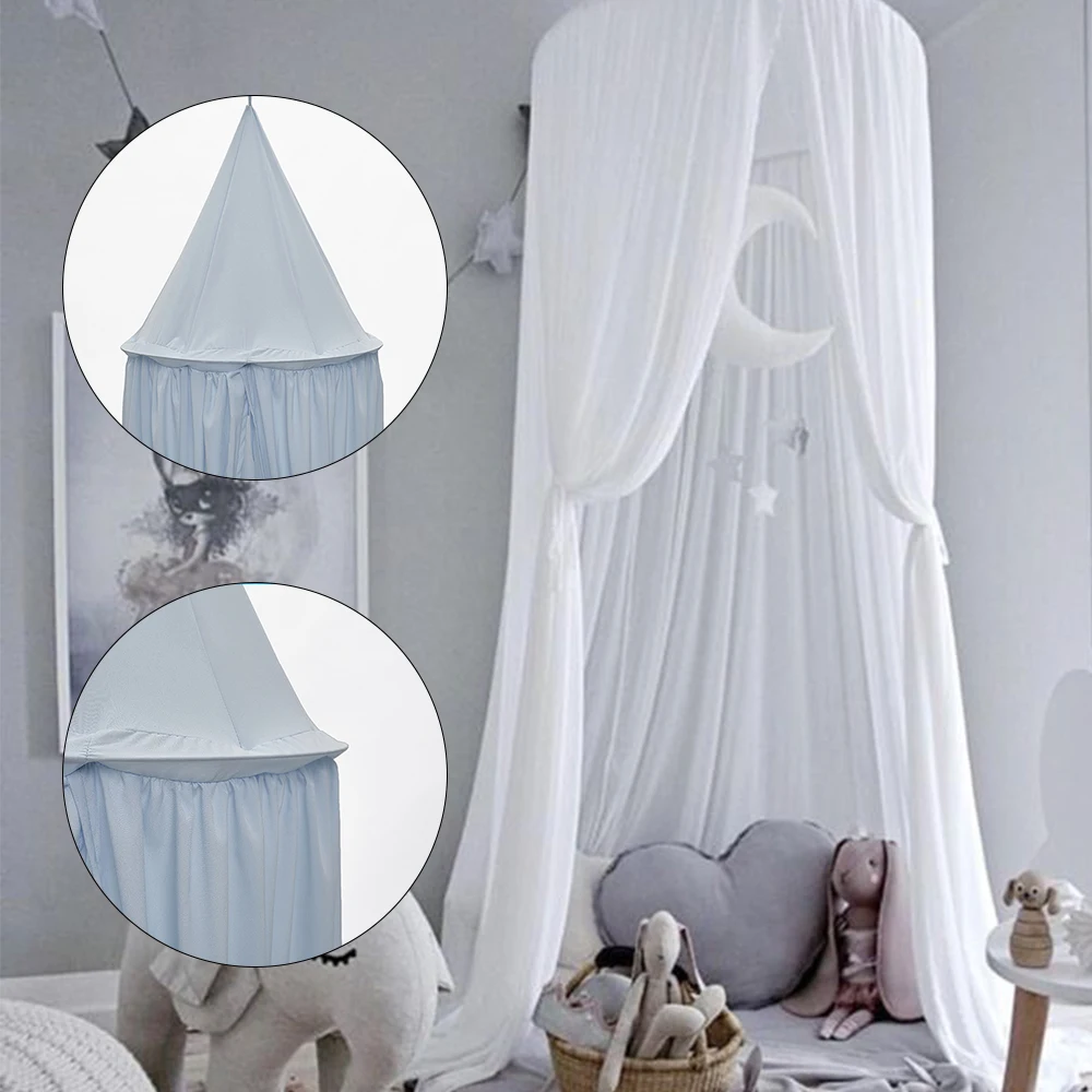 

Tent For Kids Princess Tipi Teepee Bed Canopy Baby Children's Room Decoration Cotton Breathable Mosquito Net Child's Tent Toys