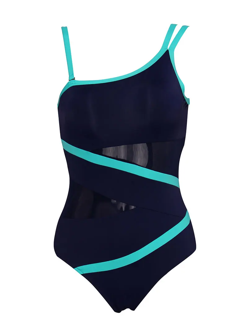 One Shoulder One Piece Swimsuit – Miggon