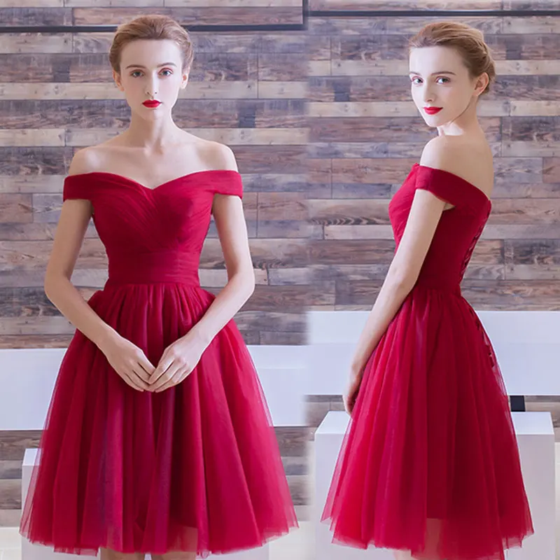 Red Black Elegant Evening Dresses