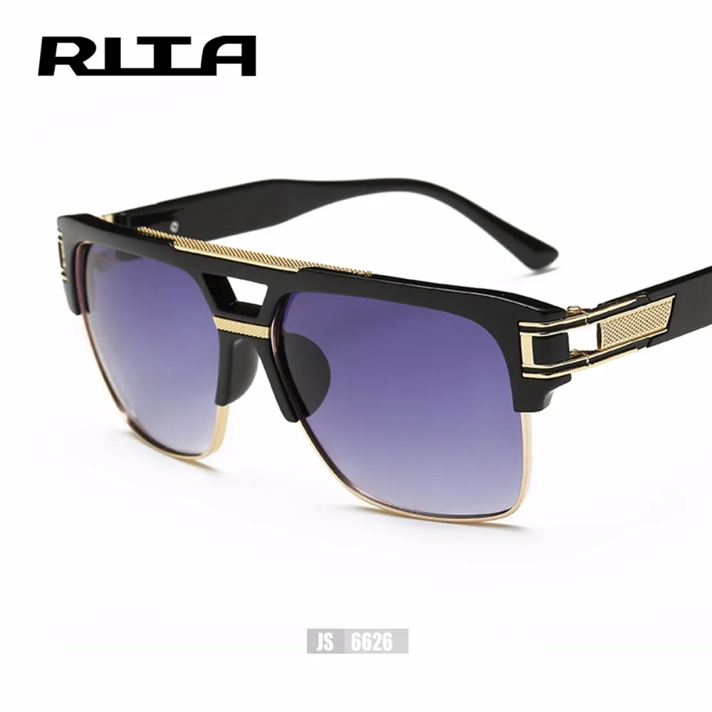 Half Metal Frame Men Sunglasses Classic Retro Vintage Sun glasses Women